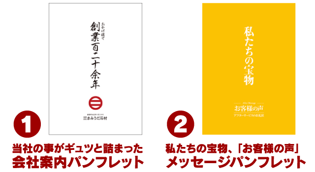 会社案内、メッセージパンフレット